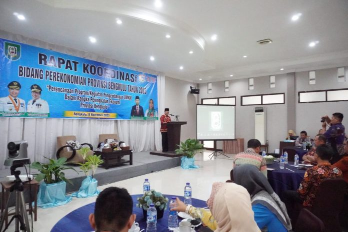 Rakor Perekonomian Provinsi Bengkulu Tahun 2023, Dorong Pengembangan UMKM Berkelanjutan