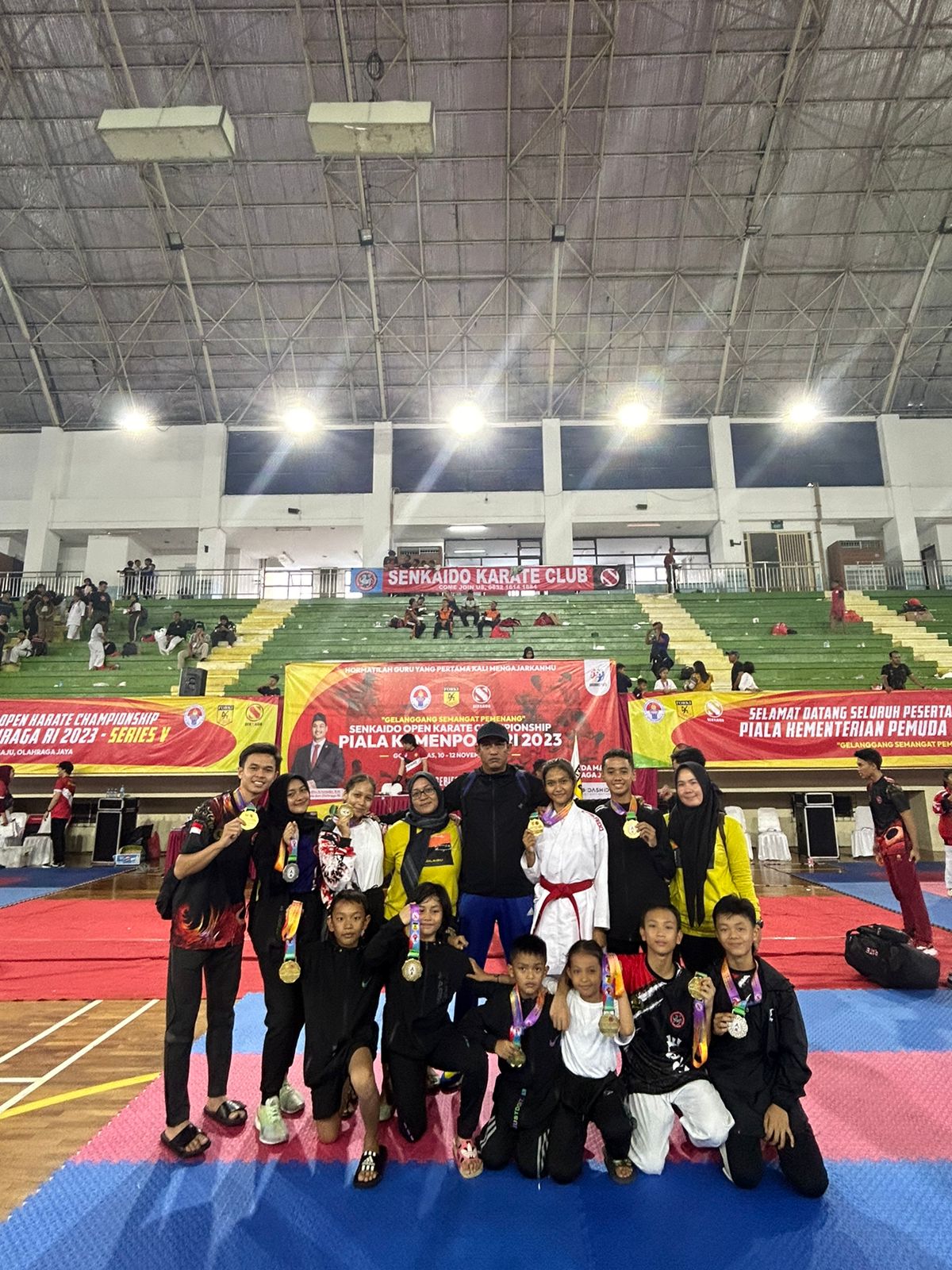 Inkanas Pengda Bengkulu Sabet Peringkat 4 Nasional Kejuaraan Senkaido National Karate Championship Piala Kemenpora RI 2023