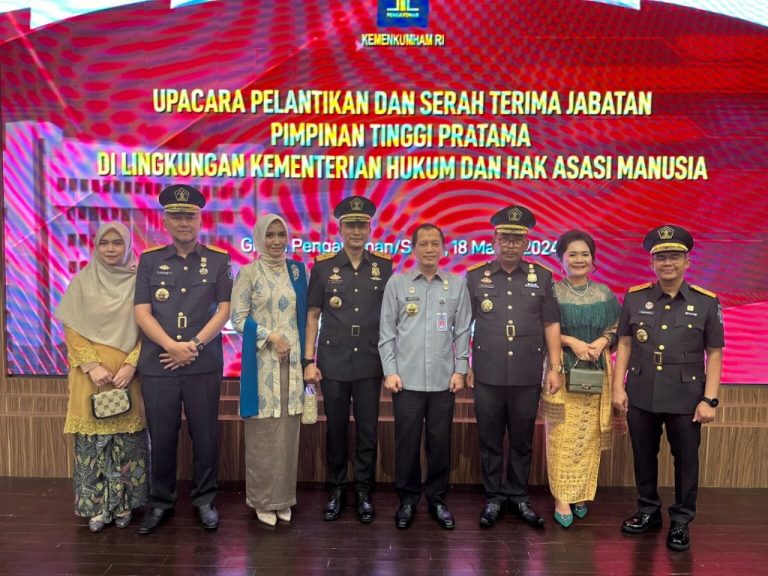 Dua Pimpinan kemenkumham Bengkulu Resmi Diganti